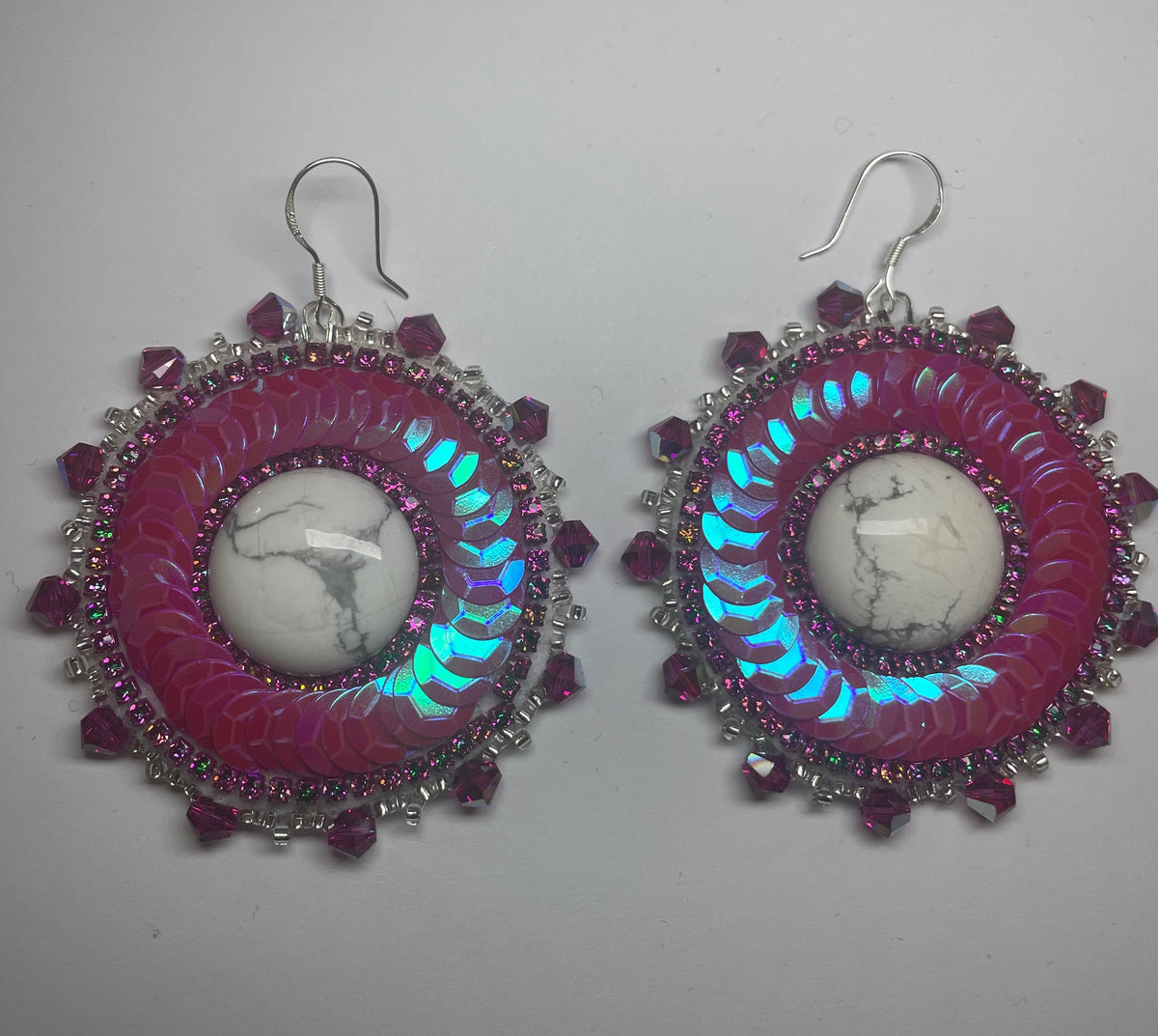 Fuschia sequin