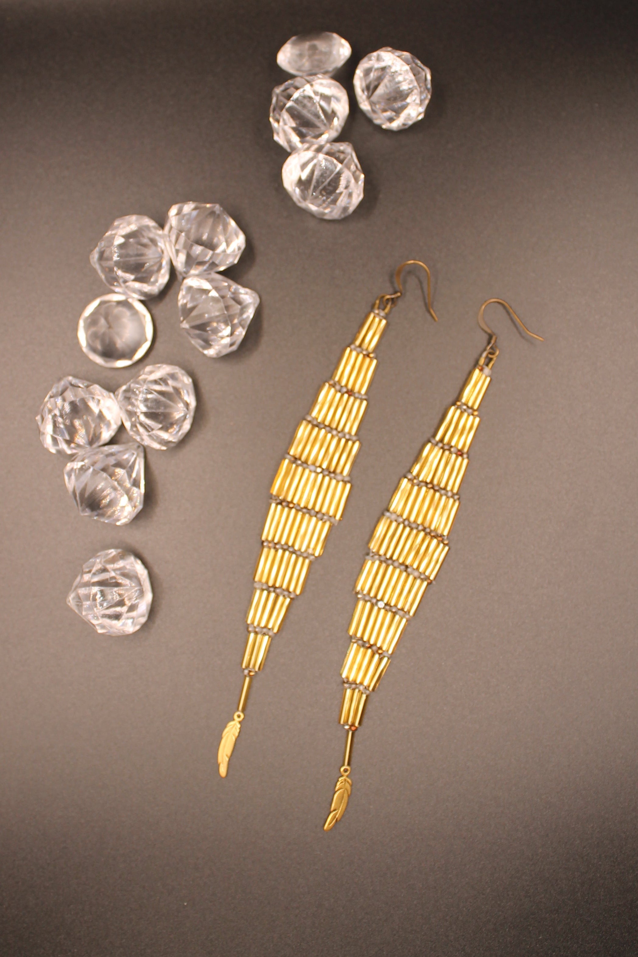 Gold Shimmer Earrings